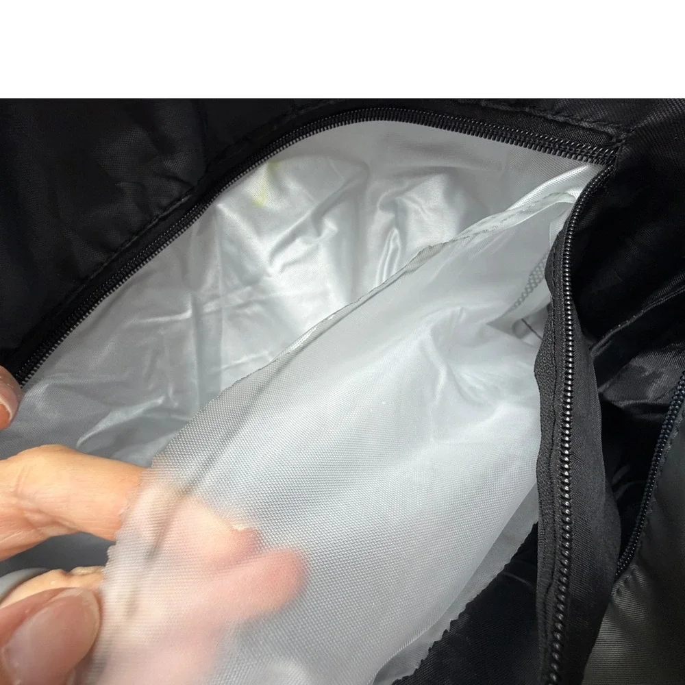 Herschel Supply Co Strand Duffle Bag Grey Nylon Weekend Travel Gym Carryall